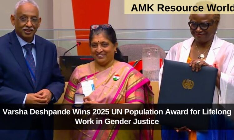 Varsha Deshpande Wins 2025 UN Population Award for Lifelong Work in Gender Justice