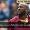 Andre Russell announces Retirement from International Cricket