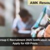 GSSC Group C Recruitment 2025 notification released: Apply for 439 Posts