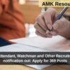 VNMKV Attendant, Watchman and Other Recruitment 2025 notification out: Apply for 369 Posts