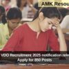 RSSB VDO Recruitment 2025 notification released: Apply for 850 Posts