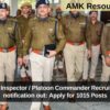 RPSC Sub Inspector / Platoon Commander Recruitment 2025 notification out: Apply for 1015 Posts