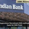 Indian Bank Apprentices Recruitment 2025 notification released: Apply for 1500 Posts