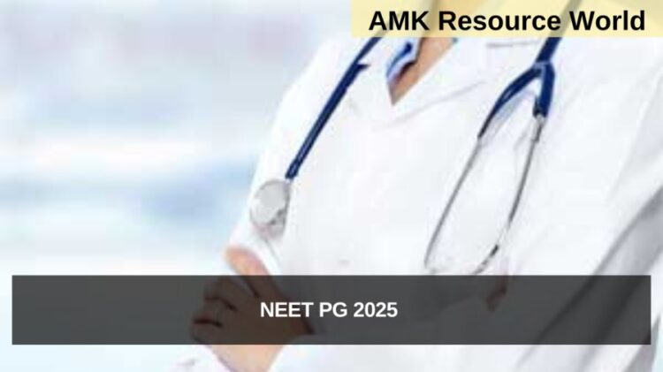NEET PG 2025 Exam city intimation slip released
