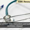 Karnataka UGNEET 2025: Instructions and Guidelines to candidates released