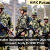 BSF Constable Tradesman Recruitment 2025 notification released: Apply for 3588 Posts