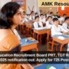 Punjab Education Recruitment Board PRT, TGT Recruitment 2025 notification out: Apply for 725 Posts