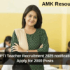 Punjab PTI Teacher Recruitment 2025 notification out: Apply for 2000 Posts