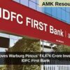 RBI Approves Warburg Pincus' ₹4,876 Crore Investment in IDFC First Bank