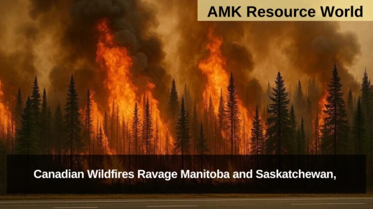 Canadian Wildfires Ravage Manitoba and Saskatchewan, Triggering States of Emergency and Mass Evacuations