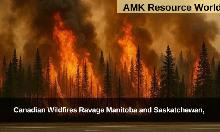 Canadian Wildfires Ravage Manitoba and Saskatchewan, Triggering States of Emergency and Mass Evacuations