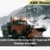 Perth Records Coldest Morning in 15 Years as Polar Blast Sweeps Australia