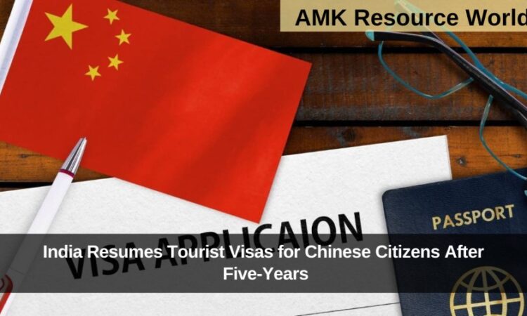 India Resumes Tourist Visas for Chinese Citizens After Five-Years