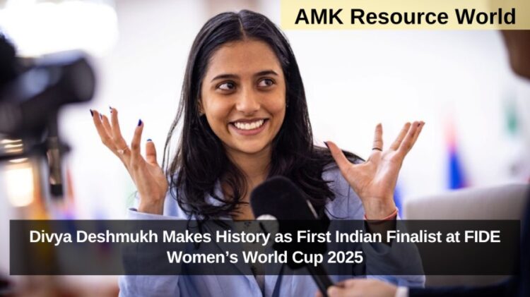 Divya Deshmukh Makes History as First Indian Finalist at FIDE Women’s World Cup 2025