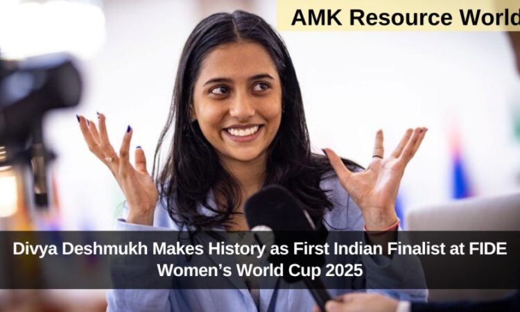 Divya Deshmukh Makes History as First Indian Finalist at FIDE Women’s World Cup 2025