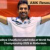 Vikramaditya Chaufla to Lead India at World Racketlon Championship 2025 in Rotterdam