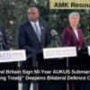 Australia and Britain Sign 50-Year AUKUS Submarine Treaty – The “Geelong Treaty” Deepens Bilateral Defence Cooperation
