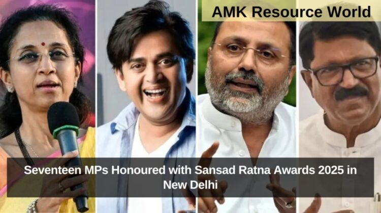 Seventeen MPs Honoured with Sansad Ratna Awards 2025 in New Delhi