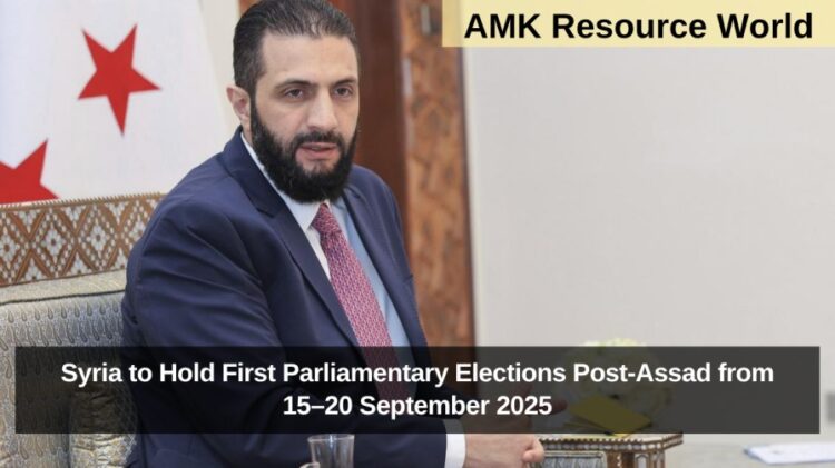 Syria to Hold First Parliamentary Elections Post-Assad from 15–20 September 2025
