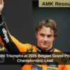 Oscar Piastri Triumphs at 2025 Belgian Grand Prix, Extends Championship Lead