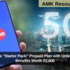 Jio Launches “Starter Pack” Prepaid Plan with Unlimited 5G and Benefits Worth ₹2,600