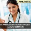 NHM Assam ANM Recruitment 2025 notification released: Apply for 1138 Posts