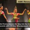 Remona Evette Pereira Dances Her Way into the Golden Book of World Records with 170-Hour Bharatanatyam Marathon