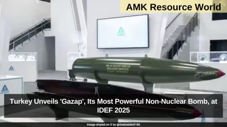 Turkey Unveils 'Gazap', Its Most Powerful Non-Nuclear Bomb, at IDEF 2025