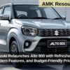 Maruti Suzuki Relaunches Alto 800 with Refreshed Design, Modern Features, and Budget-Friendly Pricing