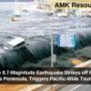 Massive 8.7-Magnitude Earthquake Strikes off Russia’s Kamchatka Peninsula, Triggers Pacific-Wide Tsunami Alerts