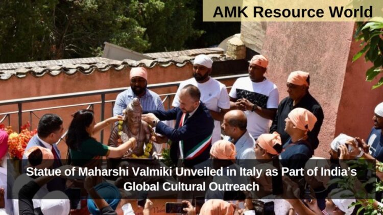 Statue of Maharshi Valmiki Unveiled in Italy as Part of India’s Global Cultural Outreach