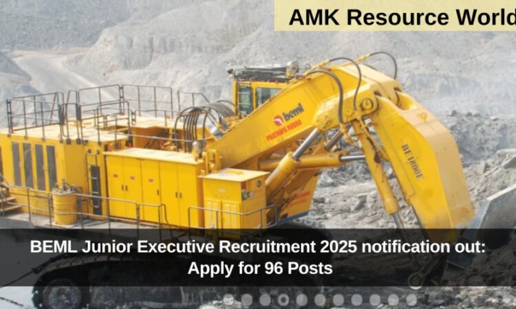 BEML Junior Executive Recruitment 2025 notification out: Apply for 96 Posts