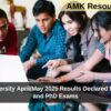 Anna University April/May 2025 Results Declared for UG, PG, and PhD Exams