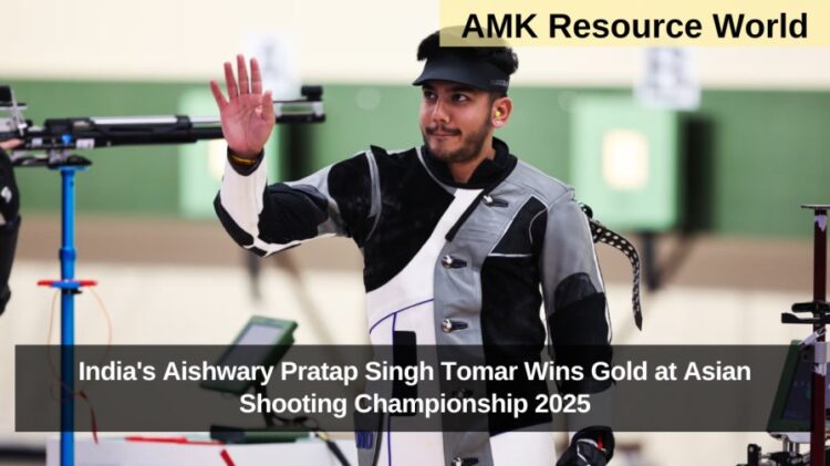 India's Aishwary Pratap Singh Tomar Wins Gold at Asian Shooting Championship 2025
