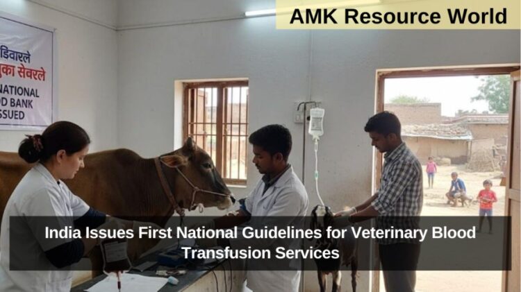 India Issues First National Guidelines for Veterinary Blood Transfusion Services