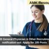 APMSRB General Physician & Other Recruitment 2025 notification out: Apply for 185 Posts