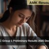 TNPSC Group 1 Preliminary Results 2025 Declared