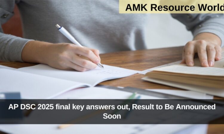 AP DSC 2025 final key answers out, Result to Be Announced Soon