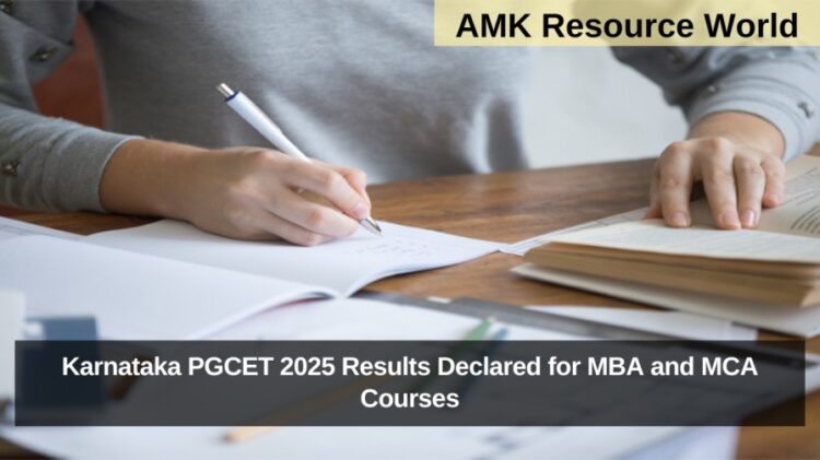 Karnataka PGCET 2025 Results Declared for MBA and MCA Courses