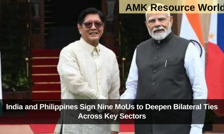India and Philippines Sign Nine MoUs to Deepen Bilateral Ties Across Key Sectors