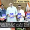 Union Minister Giriraj Singh Launches Book on Carbon Footprint in Indian Handloom Sector