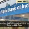 SBI Junior Associate (CLERK) Recruitment 2025 notification out: Apply for 6589 Posts