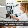 SHS Bihar Ophthalmic Assistant Recruitment 2025 notification out: Apply for 220 Posts