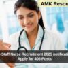 BFUHS Staff Nurse Recruitment 2025 notification out: Apply for 406 Posts
