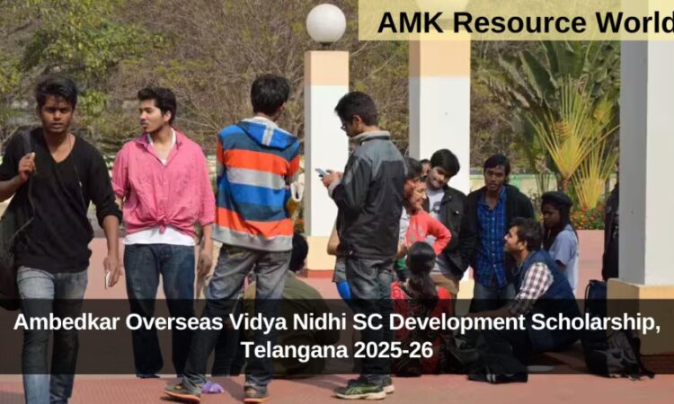 Ambedkar Overseas Vidya Nidhi SC Development Scholarship, Telangana 2025-26