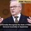 Australia to Formally Recognise the State of Palestine at UN General Assembly in September