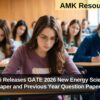 IIT Guwahati Releases GATE 2026 New Energy Science Sample Paper and Previous Year Question Papers