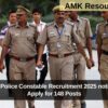 Puducherry Police Constable Recruitment 2025 notification out: Apply for 148 Posts
