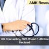 TN NEET UG Counselling 2025 Round 1 Allotment Result Declared