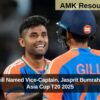 Shubman Gill Named Vice-Captain, Jasprit Bumrah Returns for Asia Cup T20 2025